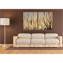 Ver imagem 2 de kit com 2 Quadros Decorativos Florais com Moldura e Vidro para Sala Quarto Escritório e Clínica 62x7