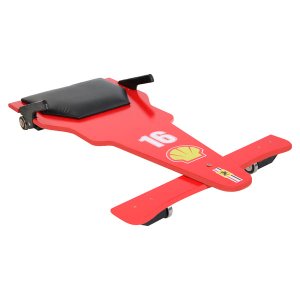 Carrinho de Rolimã F1 Vermelho 16 em MDF