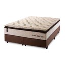 Ver imagem 7 de Conjunto Cama Box Super King c/ Molas Ensacadas Quartzo Marrom 193x203x71