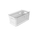 Ver imagem 1 de Organizador de Geladeira com Cesto Clear Fresh 30x15x13cm Natural