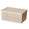 Cesto Organizador C/ Tampa 37x27x16 Cm Rf 1 Branco Paramount - 2