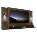Ver imagem 1 de Painel com Suporte TV 60" e 2 Leds Vegas Multimóveis V3677 Madeirado