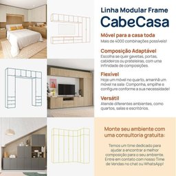 Módulo 70x60 2 Portas Frame Cabecasa madeiramadeira - 2