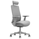 Ver imagem 1 de Cadeira de Escritório V1 Connect Ergonômica 150kg Reclinável Cinza