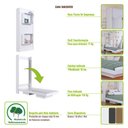 Ver imagem 7 de Cama Articulada Solteiro Vertical com 2 Nichos CV1080 80cm Branco - Art In Móveis