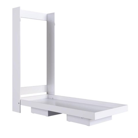 Cama Articulada Solteiro Vertical com 2 Nichos CV1080 80cm Branco - Art In Móveis