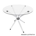 Ver imagem 5 de Base Pé de Mesa Palito Vidro ou Madeira 0,80 para Cozinha Restaurante Bar Branco Ql