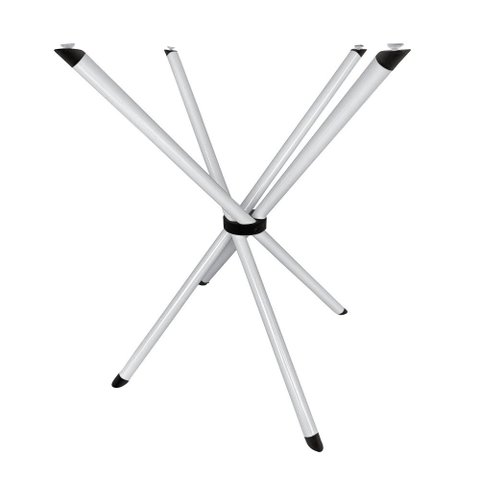 Base Pé de Mesa Palito Vidro ou Madeira 0,80 para Cozinha Restaurante Bar Branco Ql