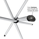 Ver imagem 3 de Base Pé de Mesa Palito Vidro ou Madeira 0,80 para Cozinha Restaurante Bar Branco Ql