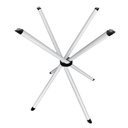 Ver imagem 2 de Base Pé de Mesa Palito Vidro ou Madeira 0,80 para Cozinha Restaurante Bar Branco Ql