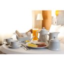 Ver imagem 2 de Jogo 4 Xícaras de Café com Pires 210ml Bar Hotel Germer em Porcelana Branca