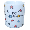 Ver imagem 5 de Kit 2 Canecas 300ml Pai - Porcelana - Decoração Estrela