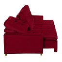 Ver imagem 1 de Sofá Modular 6 Lugares Retrátil E Reclinável 3.05M Vermelho