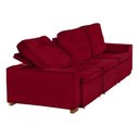 Ver imagem 5 de Sofá Modular 6 Lugares Retrátil E Reclinável 3.05M Vermelho