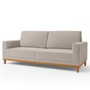Ver imagem 1 de Sofá Living 145cm 2 Lugares Kayrós D05 Bouclê Bege - Mpozenato