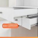 Ver imagem 3 de Guarda Roupas Solteiro Maya 7 Portas de Bater 2 Gavetas Branco Aramóveis