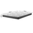 Ver imagem 2 de Colchão Espuma D33 Casal 20cm 1,88m 1,38m Double Face Sleep Xadrez Preto - Casa Giulia