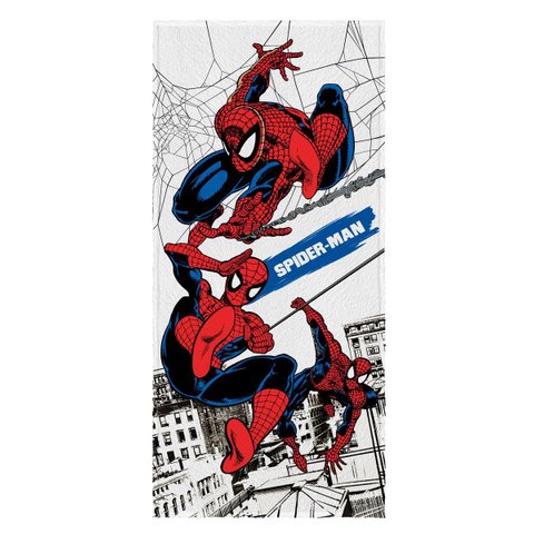 Toalha de Praia Felpuda Lepper Modelo : Homem Aranha