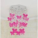 Ver imagem 7 de Abajur Lustre Infantil Decorar Quarto de Menina Borboletas