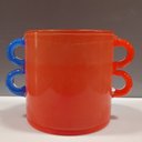 Ver imagem 4 de Vaso Decorativo Enfeite Casa Vidro 15x21x21cm Laranja