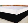 Saia para Cama Box Colchobox Ajustavel Riollen Elasticada Solteiro Casal Preta [f101] - 1