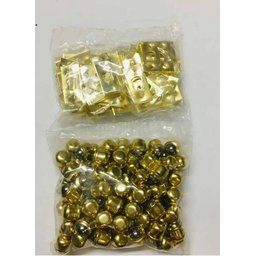 Fecho Bilha Vai Vem/esfera (10mm)  100 Fechos + Contra Fecho - 2