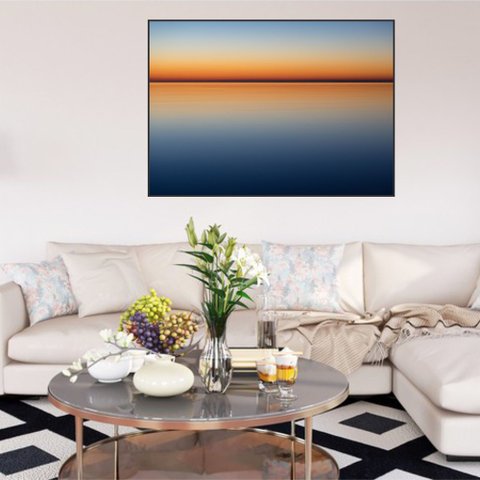 Quadro Canvas Paisagem por do Sol 80x1,00
