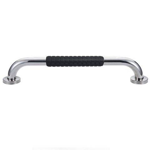 Barra de Apoio Inox 30cm Suporte Antiderrapante Casa Banheiro Box Idoso Criança Gestante Cadeirante 