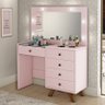 Penteadeira Camarim Luna sem Banqueta Rosê - Móveis Luapa - 2