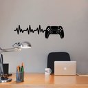 Ver imagem 1 de Adesivo Controle Ps 5 Video Game Frequencia Cardíaca Gamer Decoração