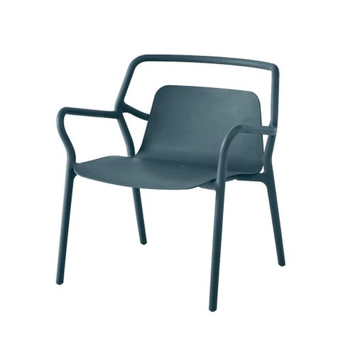 Poltrona Enjoy Rivatti 53 Cm (largura) em Polipropileno (pp) Azul Aura com Proteção Uv