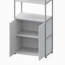 Ver imagem 6 de Estante Industrial Metal com 3 Prateleiras e Armário 2 Portas F5