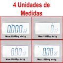 Ver imagem 6 de Balança Digital De Alta Precisão E Resistente 15kg Cozinha Mercado Padarias Dieta E Nutrição Tela lc