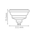 Ver imagem 2 de Lâmpada Led Ar111 GU10 12W 2700k 24W Bivolt - Opus