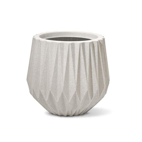 Vaso Nutriplan Origami Redondo Cimento 30 - 7303002/31