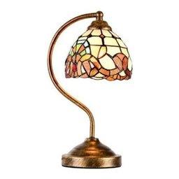 Abajur Luminária Tiffany Bege Lfd - 1