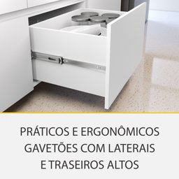 Cozinha Modulada 7 Peças Nesher Rainha Ripado 100% Mdf - 5