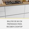Cozinha Modulada 7 Peças Nesher Rainha Ripado 100% Mdf - 7