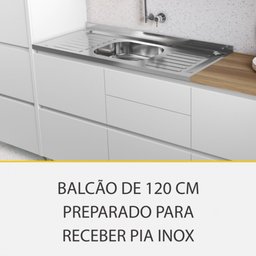Cozinha Modulada 7 Peças Nesher Rainha Ripado 100% Mdf - 8