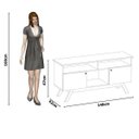 Ver mais imagens de Rack para TV até 50 Polegadas com 2 Portas Amsterdã