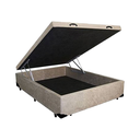 Ver imagem 3 de Cama Box Baú Casal Suede Bege 138x188 Rr Colchões