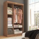 Ver imagem 2 de Guarda-roupa Solteiro Cordoba 2 Portas Cinamomo - Panorama Móveis