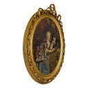Ver imagem 3 de Quadro Decorativo Clássico Importado com Moldura Entalhada a Mão a:137cm L:99cm C:8cm