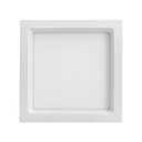 Ver imagem 1 de Luminária Recuada Quadrada de Embutir 12w 3000k 170x170mm - 900lm Save Energy Branco Branco Quente 3
