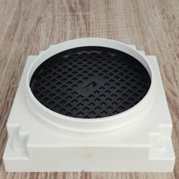 Ralo Oculto para Banheiro Anti-Inseto 10cm Astra Quadrado Branco Invisível - 3