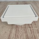 Ver imagem 7 de Ralo Oculto para Banheiro Anti-Inseto 10cm Astra Quadrado Branco Invisível