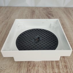 Ralo Oculto para Banheiro Anti-Inseto 10cm Astra Quadrado Branco Invisível - 6