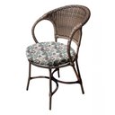 Ver imagem 2 de Conjunto de Mesa Fibra Sintética Amsterdã - 4 Poltronas + 1 Mesa - Tecido Costela de adão verde