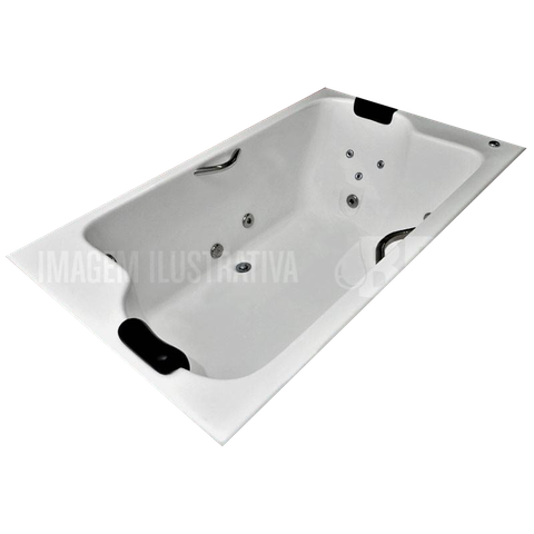 Banheira Dupla Cancún COMPLETA com hidro em acrílico  220V