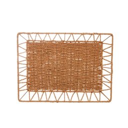 Bandeja Papel E Metal Retangular 45X35X6Cm - 3